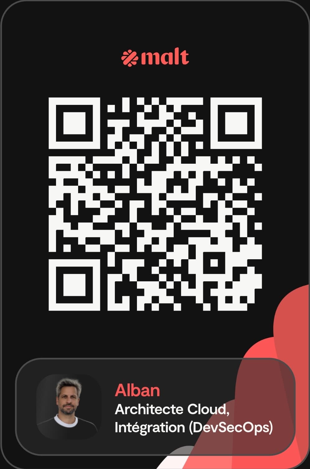 QR code for Alban Andrieu's Malt profile